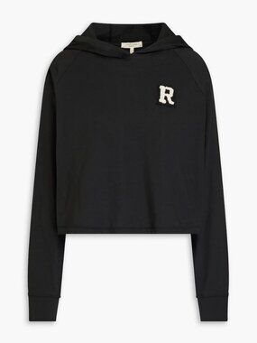 Rag and Bone Principal Cropped Hoodie Size Large